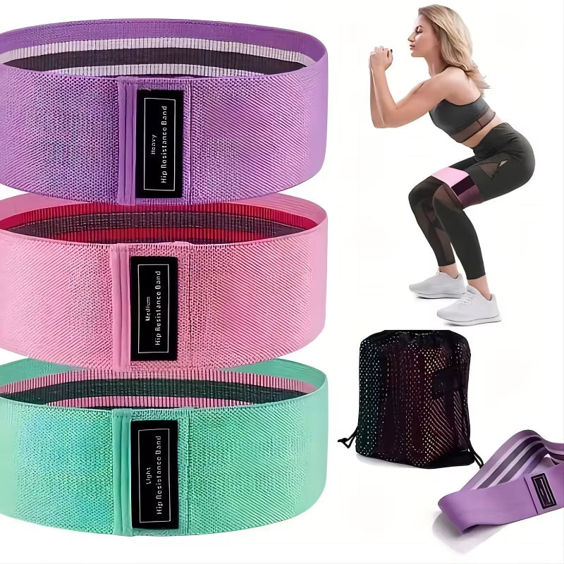 Squat Yoga Resistance Band Cotton Lift Band Butt Lifting Band Squat Exercise Loop Resistance Band Tension Band